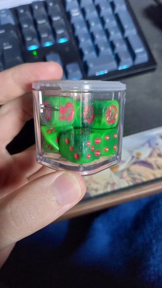 Dadi Warhammer Blood Bowl orchi e goblin