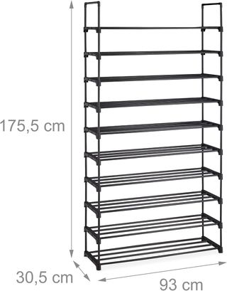 Zapatero 10 niveles/estantería modular metal