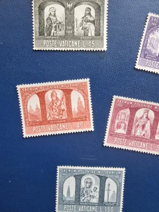 Serie francobolli Poste Vaticane Millennio
