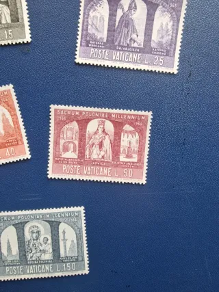 Serie francobolli Poste Vaticane Millennio