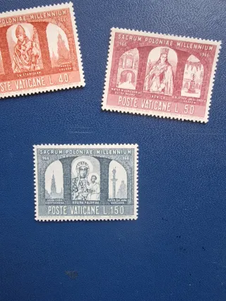 Serie francobolli Poste Vaticane Millennio
