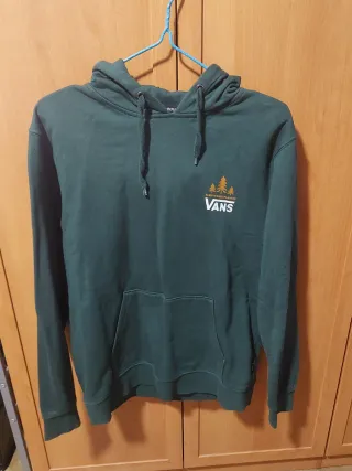 Sudadera Vans Verde con Logo