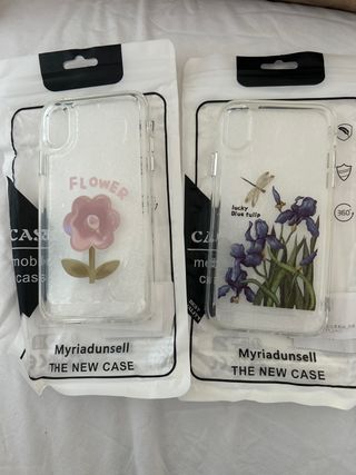 Fundas iPhone XR Myriadunsell Flor y Libélula