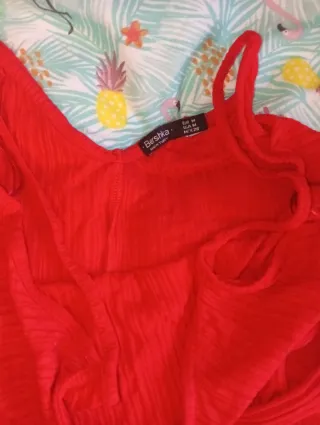 Mono Largo Ancho Rojo Talla M