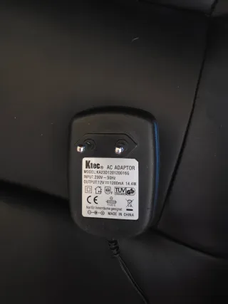 Sillón masajeador piel sintética negro