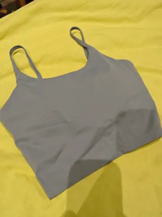 Sujetador deportivo Lululemon gris
