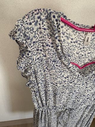 Vestido Mango Talla M Estampado Floral