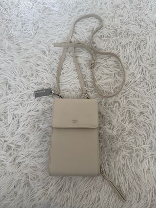 Bolso bandolera Parfois beige