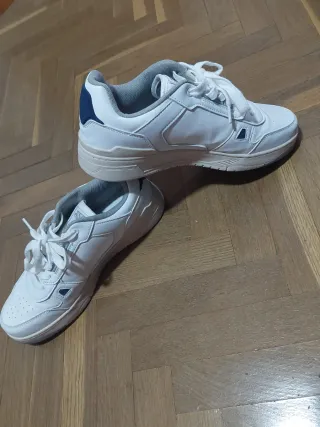 Zapatillas Venice Blancas y Azules