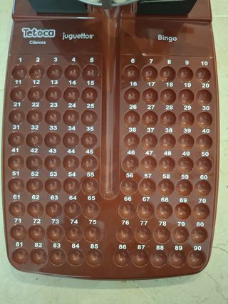 Bingo Teteca Juguettos con bolas y tarjetas
