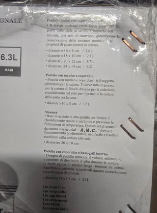 Set Pentole AMC 25 Pezzi