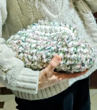 Borsa in tessuto fantasia