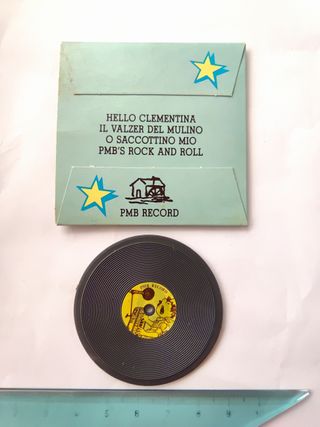 Gomma disco Mulino Bianco + cover - Anni '80