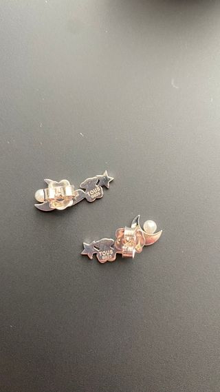 Pendientes Tous Corazón Luna Estrella Plata