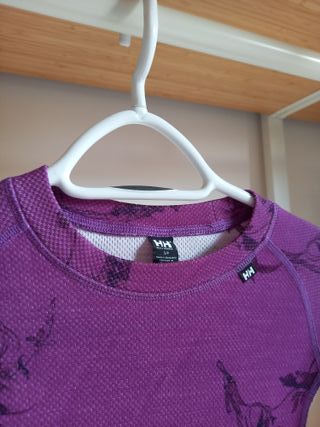 Segunda Piel HH Warm Ice Crew Mujer Talla S Nueva