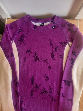 Segunda Piel HH Warm Ice Crew Mujer Talla S Nueva