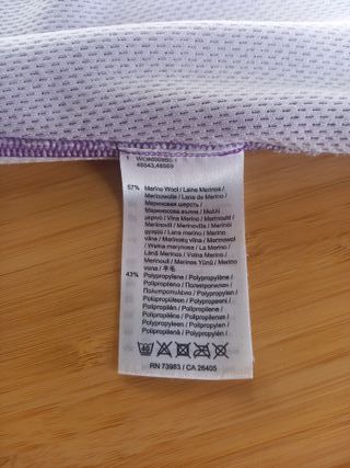 Segunda Piel HH Warm Ice Crew Mujer Talla S Nueva