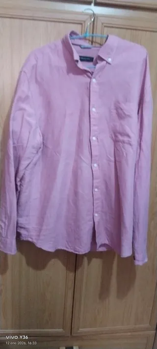 Camisa Cortefiel Rosa Talla XL