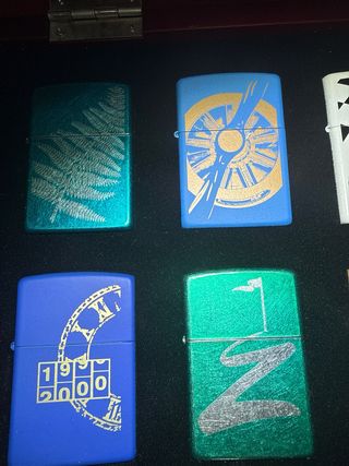 Collezione di accendini Zippo vintage originali 21 pz