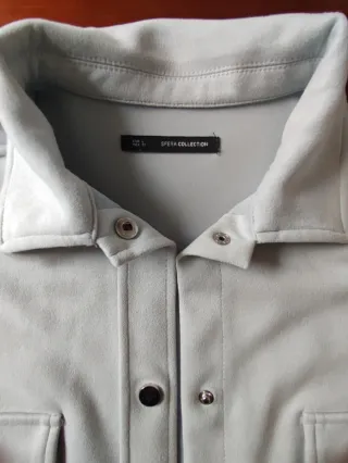 Sobre camisa azul cielo mujer talla L