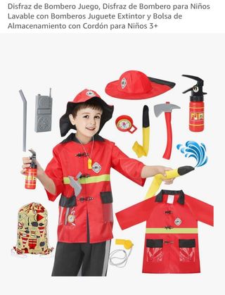 Disfraz de bombero