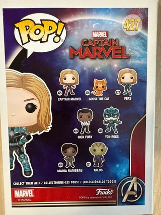 Funko Pop! Capitana Marvel Vers 427