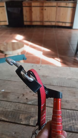 Pértiga de escalada, caña de chapar