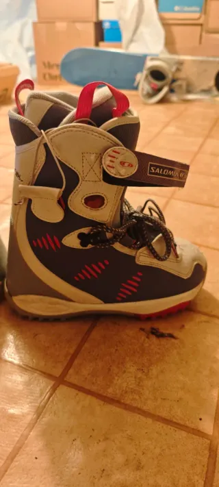 Tabla Snow + Fijaciones y Botas