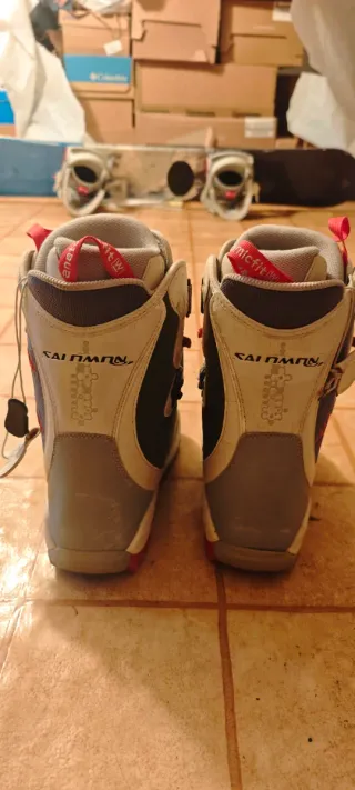 Tabla Snow + Fijaciones y Botas