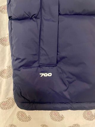 Chaleco The North Face Nuptse 700 Negro