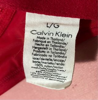 Rojo Encaje Triángulo Sujetador