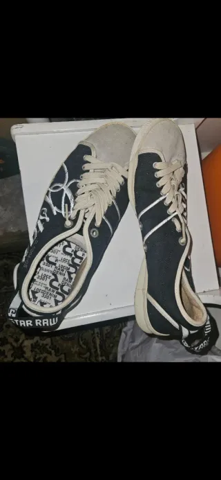 Zapatillas G-Star Raw Negras y Beige