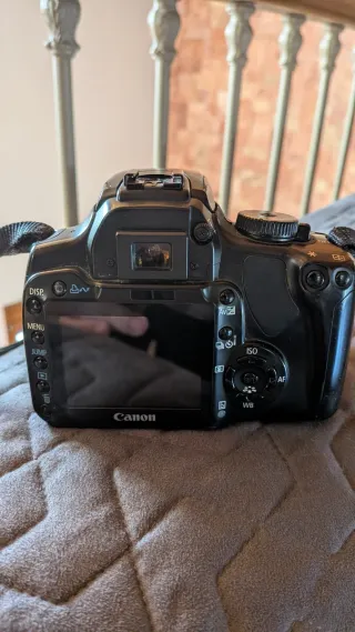 Cámara Canon EOS 400D Digital Negra