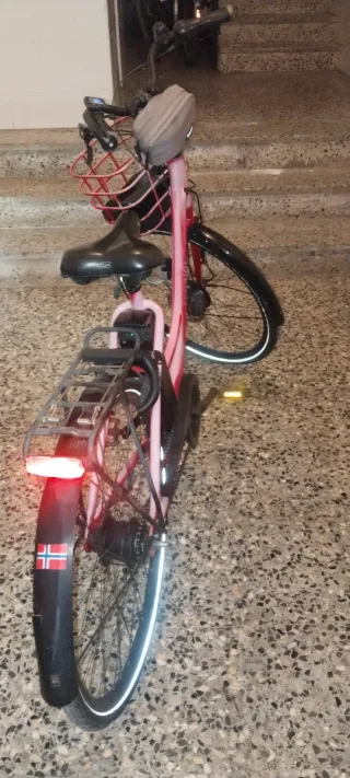 Bicicleta Eléctrica Ecoride Rosa - 60 km