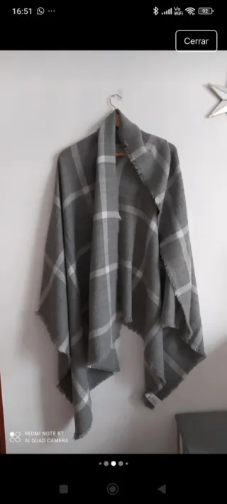 Bufanda grande H&M cuadros