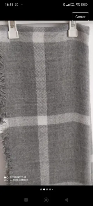 Bufanda grande H&M cuadros