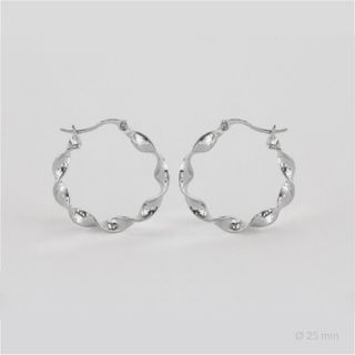 Aros Plata de Ley 25 mm