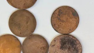 Lote de 10 monedas antiguas