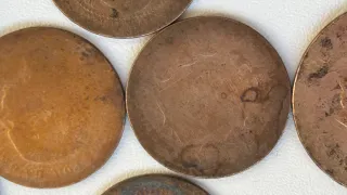 Lote de 10 monedas antiguas