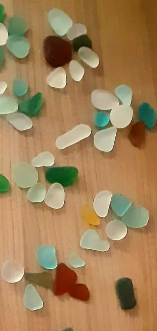 Cristal de mar auténtico - seaglass N° 1