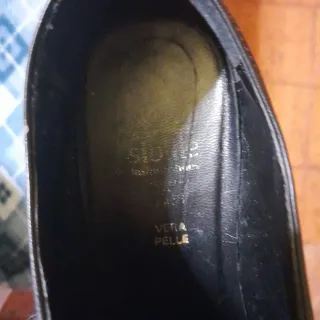 Scarpe donna vera pelle nere 38