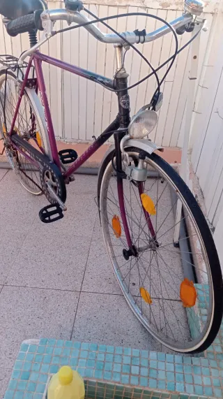 Bicicleta Morada Vintage