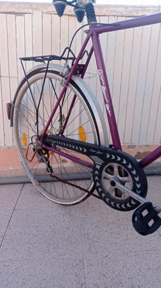 Bicicleta Morada Vintage