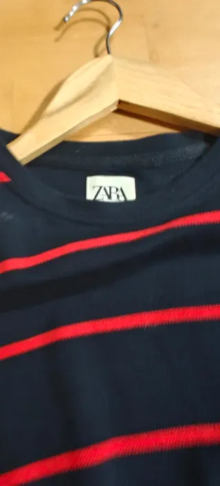 Camiseta de punto rayas hombre