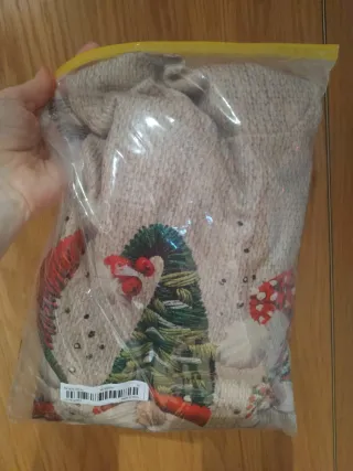 Jersey Navideño Gnomos Talla XL Nuevo