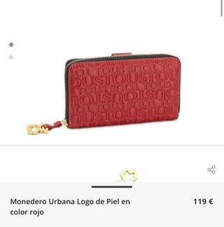 Cartera Tous Piel Roja
