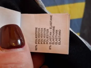 Vestito donna fantasia nero e rosso