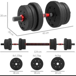 Juego de Mancuernas Ajustables 20kg