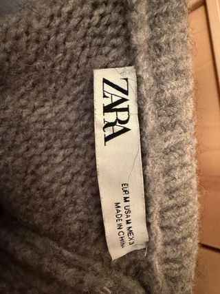 Cárdigan Bicolor Gris y Rosa