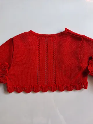 Chaqueta corta roja Miranda niña.talla 18